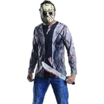 Rubie's Jason Voorhees Friday the 13th Men's Halloween Fancy Dress Kit