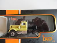 MINIATURE  1/43 TRACTEUR WHITE WESTERN STAR 4864 IXO TR161.22 1970 JAUNE