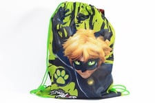 Miraculous SPORTS Gym Et Maillot de Bain Sac Avec Chat Noir