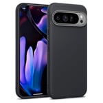 Caseology Nano Pop for Google Pixel 9 Pro XL Case, [Soft & Dust Free Material] [Military Grade Drop Protection] Side Grip Patterns Case Cover for Pixel 9 Pro XL - Black Sesame