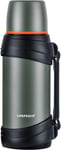 LOKPESCO Large Coffee Flask for Hot and Cold Drinks 2L/70oz, Stainless Steel Va