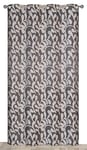 Atout Ciel Rideau Jacquard à Motif à œillets 140x240cm prêt à Poser, Taupe