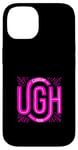 Coque pour iPhone 14 Rose UGH! Mood Pink Color Graphic