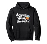 Brewing Bliss With Kombucha Home Brew Brewer Pullover Hoodie