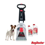 Rug Doctor TruDeep Pet Carpet vacuum Cleaner with 2 x 1 Litre Detergent 1300W Mo