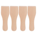 4 Pcs Butter Spatula Offset Mini Raclette Wooden Non Stick Cheese