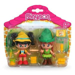 Pinypon - Ensemble de 2 Chiffres, Contes Traditionnels, Pinocchio et Robin Hood, recommandé pour Les Enfants âgés de 4 à 8 Ans (Famosa 700016381)