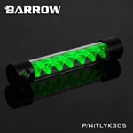 Barrow T-Virus Acrylic Green Helix Watercooling Reservoir 305mm - Black