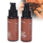 2pcs Beard Wash Conditioner Set Mustache Shampoo Beard Care Conditioner Kit FST