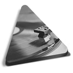 Triangle MDF Magnets - BW - Retro Record Player Vinyl #36130