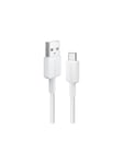 Anker 322 USB-A to USB-C Cable (0.9m Braided) - White