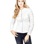 Doudounes Guess  Veste Femme Matelassé W82L02 Emily imprimé Blanc