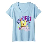 Womens SpongeBob SquarePants: Sponge On The Run Best Day Ever V-Neck T-Shirt