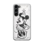 ERT GROUP Coque de téléphone Portable pour Samsung S23 Original et sous Licence Officielle Disney Motif Minnie 026 Parfaitement adapté à la Forme du téléphone Portable, Coque en TPU