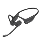 Nuroum Casque Bluetooth sans Fil avec Micro, Antibruit pour Les Appels, Connexion Multipoint Bluetooth 5.3, 15H Oreilles Libres Confort pour la Conduite, Le Travail/Bureau