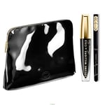 L'Oréal Paris - Trousse Maquillage Femme Luxe - 1 Mascara Volume Millions de Cils Baume Noir + 1 Eyeliner Perfect Slim Noir