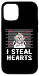 Coque pour iPhone 12/12 Pro Shih Tzu I Steal Hearts Valentine Dog Funny Valentines Day