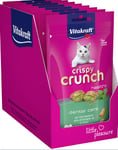 Vitakraft - Cat treats - 8 x Crispy Crunch with peppermint oil 40g (bundle)