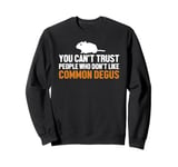 Can't Trust People Who Don't Like Degus Ordinary Degu Sweatshirt