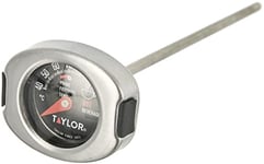 Taylor Pro Milk Frothing Thermometer, Barista Milk for Coffee and Tea, Stainless Steel, Silver & Black, 6 x 3 x 14.5 cm