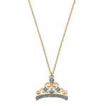 Disney Halsband Krona Guld/Blå- N903217YZPL-18