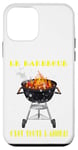 Coque pour iPhone 12 mini Barbecue BBQ Grillade Mari Fête des pères Cadeau