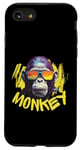 iPhone SE (2020) / 7 / 8 Angry Monkey King Gorilla Face Funny Graphic Men Women Kids Case