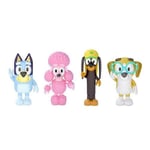 Pack de 4 figurines Bluey Moose Toys