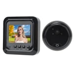 2.4In 1Mp Smart Peephole Viewer Video Door Bell 160 ° Wide Angle Infrared Night