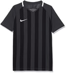 Nike Striped Division III SS Maillot Enfant Anthracite/Noir/Blanc/Blanc FR : XL (Taille Fabricant : XL)