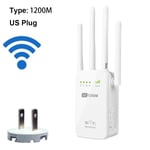 300/1200mbps Wireless Range Extender Dual Band Wifi Repeater Us Plug (1200mbps)