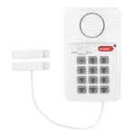 Door Alarm System 3 Settings Security Keypad With Panic Button For Home Offi Fit