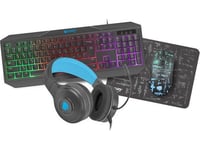 Gaming Kit 4In1 Fury Thunderstreak 3.0 Tangentbord+Mus+Hörlurar+Pad Ru Layout