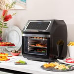 Air Fryer InnovaGoods Fryinn Pro Max 12000 Svart 1800 W 12 L Rostfritt stål