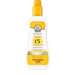 Australian Gold Spray Gel Sunscreen protective spray to protect from the sun SPF 15 237 ml