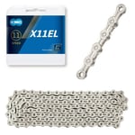 KMC Chain X11-EL EXTRA LIGHT 11 Speed MTB Mountain Road Bike 118 Links Silver