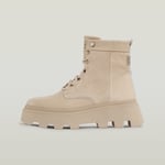 Kate II Lace Mid Boots - Beige - Women