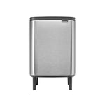 Brabantia 12L Bo Hi Waste Bin Matt Steel (Silver)