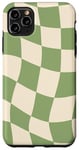 iPhone 11 Pro Max Case Checkered Green Cool Checkerboard Aesthetic Gift Case