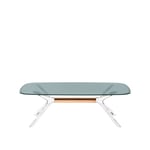 Kartell - Blast Coffee Table 4096 130x80, Bronze-Chrome, Smoke - Soffbord - Philippe Starck - Grå - Metall/Syntetiskt