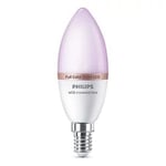 Philips E14 Candle RGB & White LED Smart Light Bulb 4.9W 470lm (354VG)