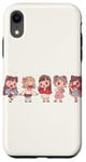 iPhone XR Cute Manga Chibi Girls In Different Moods Case