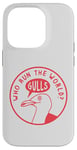 Coque pour iPhone 14 Pro Jeu de mots amusant en forme de mouette : « Who Run The World? Gulls! »