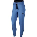 Nike Womens' Nike Sportswear Air Fleece Pants, Indigo Storm/Black, X-Small