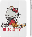 Hello Kitty Cute Cat Ipad Case 2020 Matériau Tpu Antichoc Réglage Automatique De L'angle De Veille/Réveil Mignon Transparent Housse De Protection 10.2in