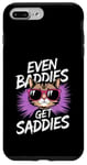 Coque pour iPhone 7 Plus/8 Plus Even Baddies Get Saddies Cat Confident Girl Trendy Citation