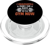 J'ai gradué Gym Now Funny Workout PopSockets PopGrip pour MagSafe