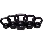 Budo & Fitness Kettlebell Vinyl Svart 8kg