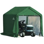 ShelterLogic acier feuille garage tente 3,24m² vert 180x180x180