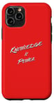 iPhone 11 Pro Knowledge is Power Typografic Case